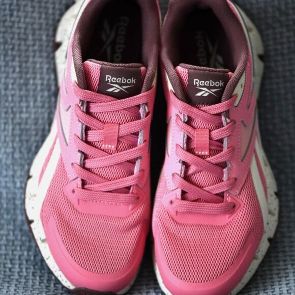 NEW Size: 7 Women | Reebok Floatzig Running Shoes, Color: Pink/Warm Beige - Picture 6 of 15